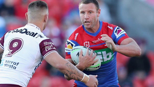 Blake Green in action for Newcastle.