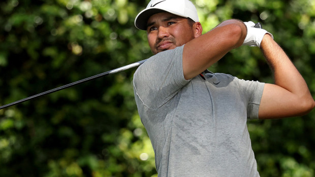 Jason Day during the opening round of The Masters.