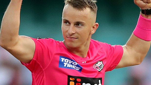 Tom Curran played for the Sydney Sixers in BBL08 and BBL09.