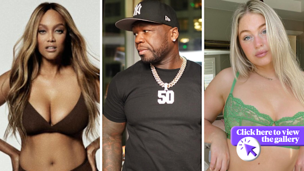 Tyra Banks, 50 Cent, Iskra Lawrence