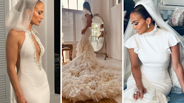 Jennifer Lopez wedding dress