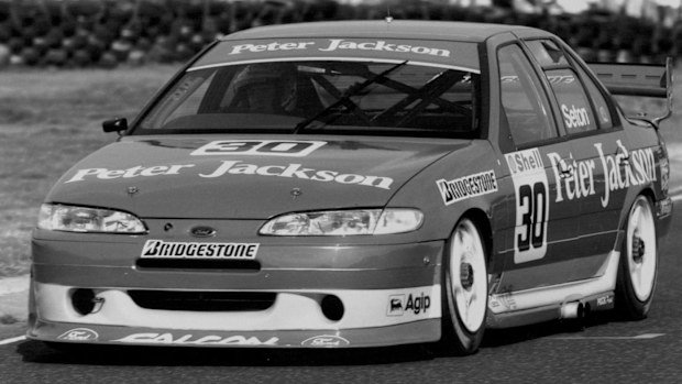 Glenn Seton in his Falcon in 1995.