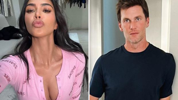 Kim Kardashian and Tom Brady