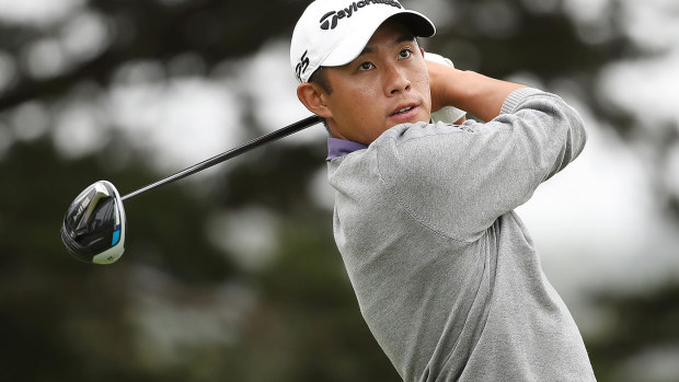 Collin Morikawa of the United States has claimed his first major title.