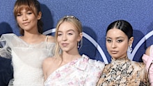 Zendaya, Sydney Sweeney, Alexa Demie attend the LA Premiere of Euphoria at The Cinerama Dome on June 04, 2019 in Los Angeles, California. 