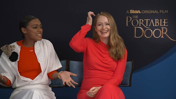 Stan Exclusive: The Portable Door  Miranda Otto and Sophie Wilde