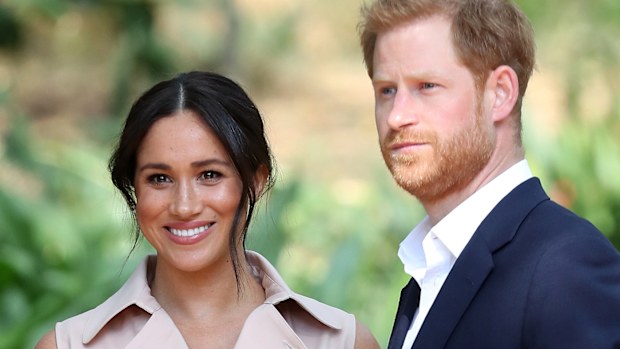 Prince Harry, Duke of Sussex and Meghan, Duchess of Sussex attend a Creative Industries and Business Reception on October 02, 2019 in Johannesburg, South Africa.  