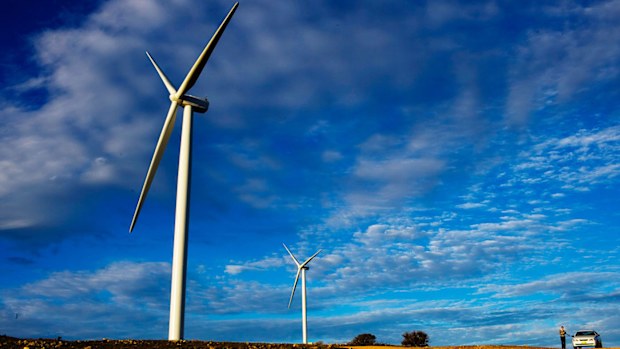 A windfarm near Canberra.
