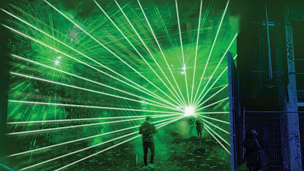 Lightshow, vivid sydney, convergence mandylights 2022