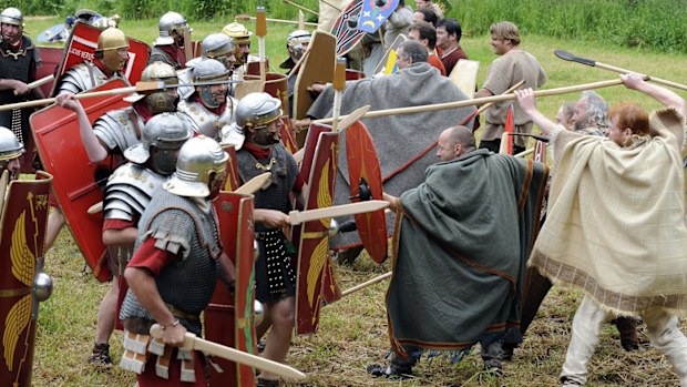 The Battle of the Teutoburg Forest is one of the most famous Germanic battles with the Romans.