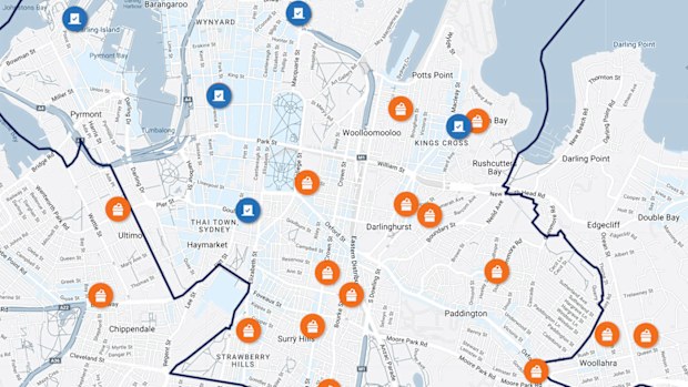Polling places in Sydney for the 2023 NSW state election