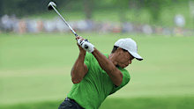 Woods had a tough day but found some positives.