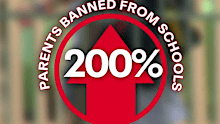 An alarming rise in abusive parents in South Australian schools has prompted tough new laws.