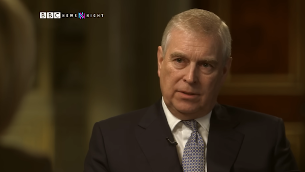 Andrew Mountbatten Windsor on BBC Newsnight 