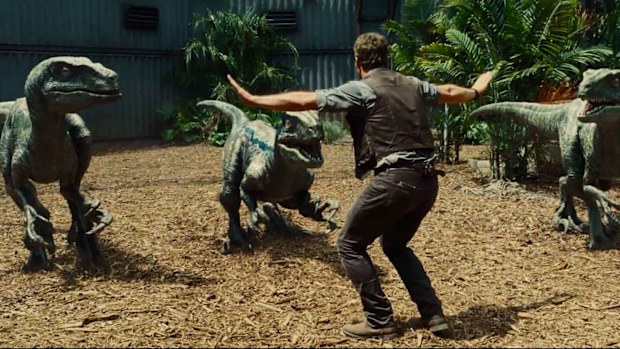 Dr Montanari has criticised the ongoing absence of feathers in the Jurassic series. (Universal Pictures)