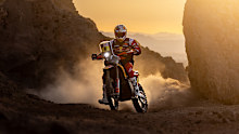 Australian biker Toby Price during the Dakar 2023.