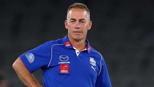 North Melbourne coach Alastair Clarkson.