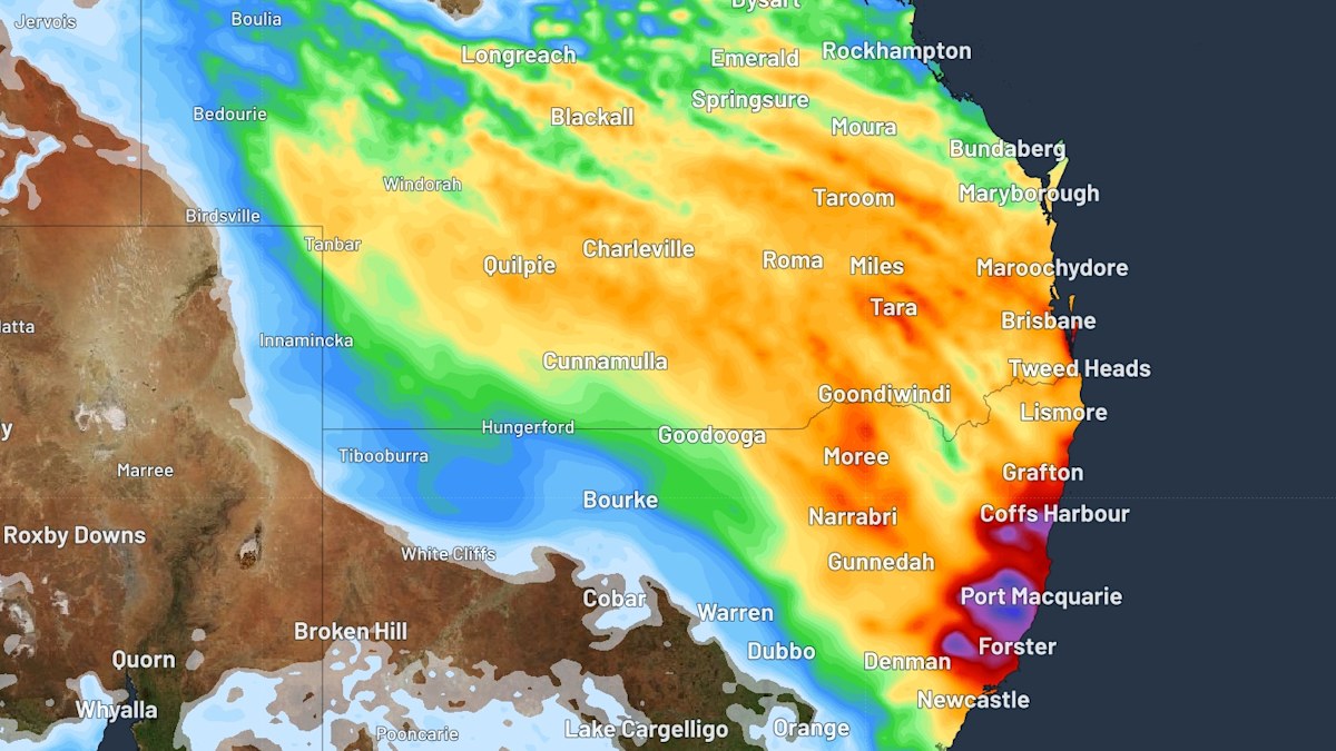 Weather News | Australia's east coast battered by rain during first ...