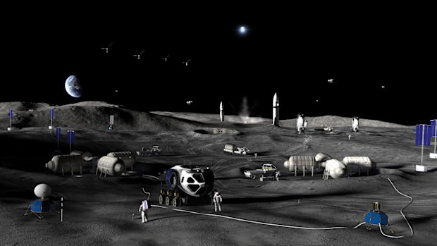 NASA moon base mission