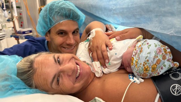 Libby Trickett and husband Luke welcome their fifth child, and announce the name and gender