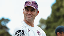 Cameron Smith in his new gig with the Broncos.