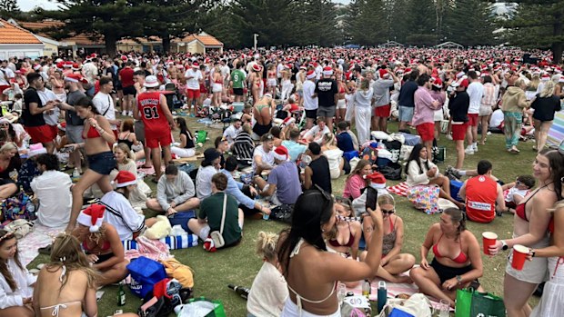 Council staff have commenced the cleanup of Coogee Beach after a large backpacker Christmas party. 