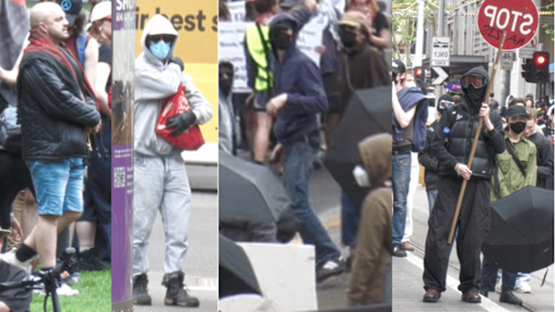 Melbourne news: Police release image of protesters as hunt for suspects ...