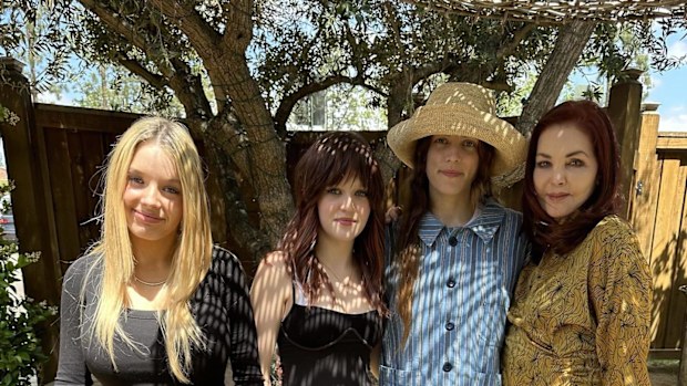 Priscilla Presley, Riley Keough, Harper Lockwood, Finley Lockwood
