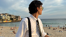 Count Nikolai of Monpezat at Bondi Beach in March.