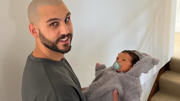 MAFS. MAFS baby. Michael Brunelli, Martha Kalifatidis