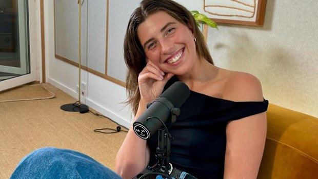 Hannah Ferguson co-hosts the Big Small Talk podcast and is co-founder and chief executive of Cheek Media Co.