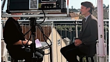 Count Nikolai of Monpezat during an interview with Danish TV network DR for his 25th birthday on August 28, 2024.