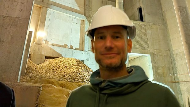 Sculpture installer Yuri Humeniuk needed facial surgery after a workplace accident and says he was dismissed after complaining about workplace safety.