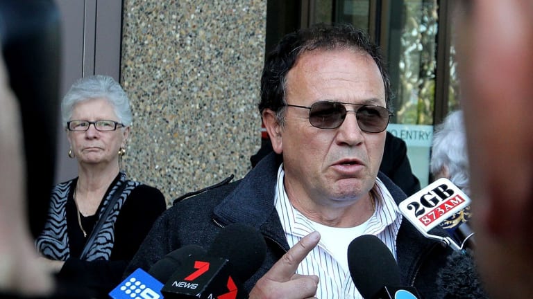 Paul Cachia outside court at the Roger Dean's appeal in September.
