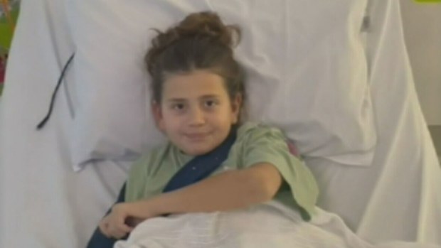 Alexis Lloyd's collarbone and leg were broken on impact after the driver did not stopping after hitting her at a pedestrian crossing.