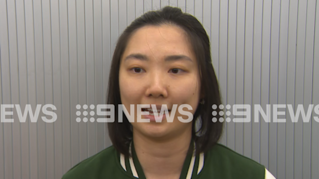 Footage shows a grocery store worker in the Yarra Valley being punched by a group of teenagers who allegedly robbed her store.