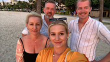 Lieutenant Maxwell Nugent and his family