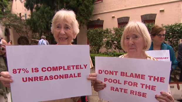 Ratepayers in North Sydney have been spared a near 90 per cent rate hike, with the application from the council quashed.