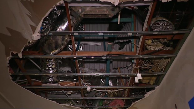 A Brisbane bakery is facing a bitter insurance dispute following a storm that left its store in ruins two months ago. 