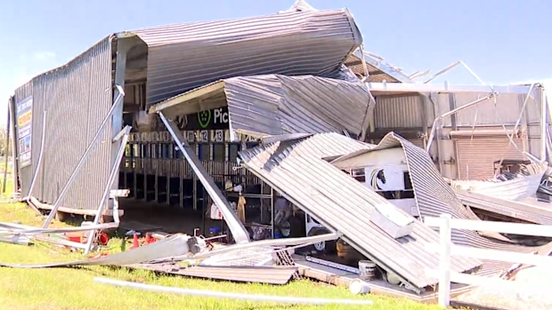 The Warwick Turf Club suffered damage to some of its facilities.