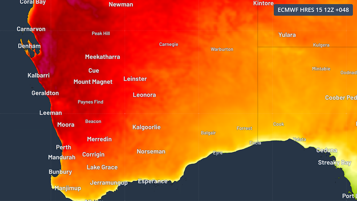 Western Australia weather: One state to swelter through the hottest day ...