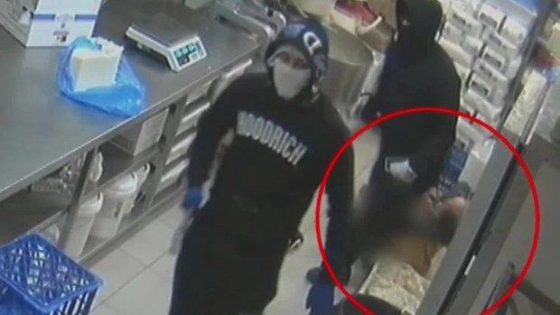 Five businesses were robbed at knifepoint early this morning in Brisbane's south and Logan.