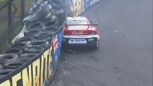 Will Brown crashed in the opening minutes of Bathurst 1000 practice.
