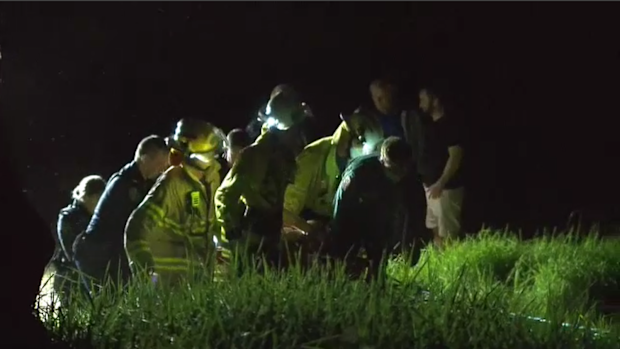 Adelaide man falls from bridge after pranking friends.
