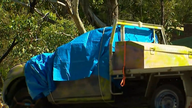 Today SA Police uncovered a key clue in the case when they found a grey Mitsubishi Triton concealed at a large property in Cherry Gardens in the Adelaide Hills.