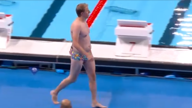 An unlikely hero in the pool at Paris 2024.