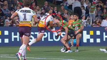 Broncos forward Marty Taupau was sin binned for this act. 