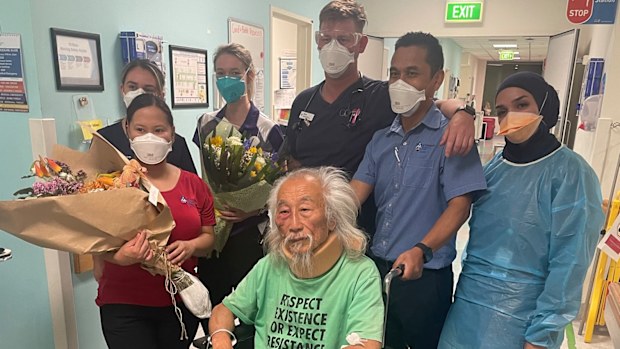 Sydney activist Danny Lim has been released from hospital. 
