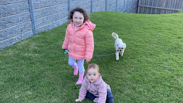 Ruby is now a big sister.