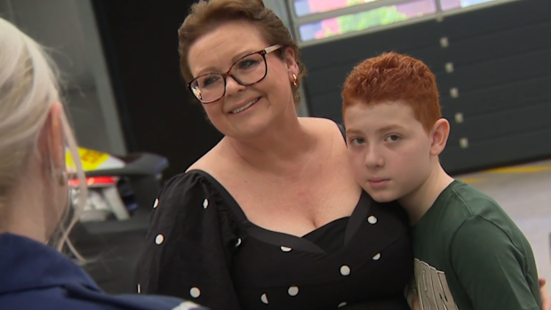 Jayden Ansara had to act quick when his mother collapsed after having a brain aneurysm.